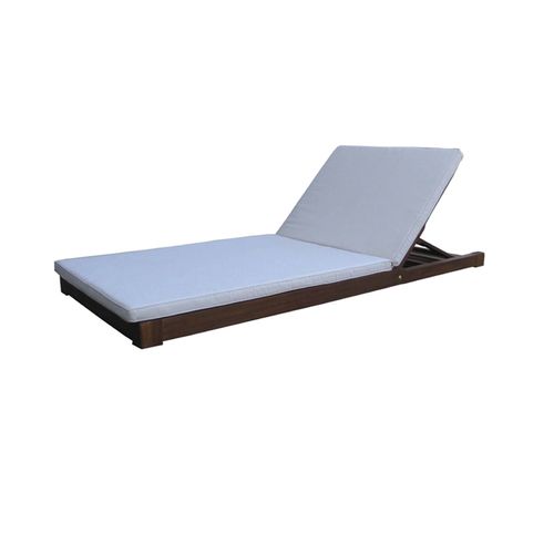 Moderne Sonnenliege - SANS PIED - Beach Concept - Teakholz / für Strand / für Gewerbegebrauch