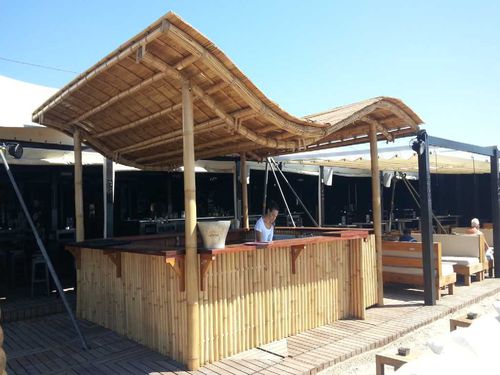 Kiosk für gewerbliche Nutzung - WAVE - Beach Concept - für Außenbereich / Holz / modular