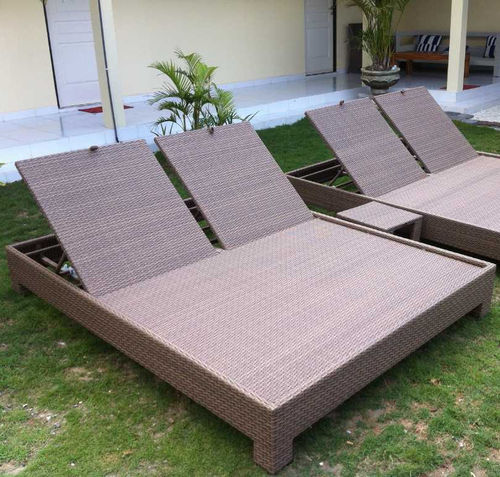 Moderne Sonnenliege - DIDU  - Beach Concept - Synthetikfaser / für Strand / für Gewerbegebrauch