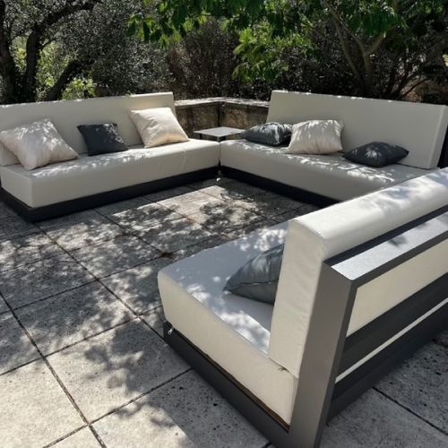 Modulsofa - MOUSSES ETOILES - Eck / Design / für Außenbereich