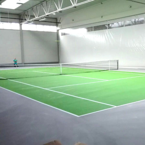 Sportboden für den Innenraum - POLYFLEX AEL-IN - KDF - Sports Flooring Production - Acryl / für Mehrzweck-Sporthallen / für Sportplätze