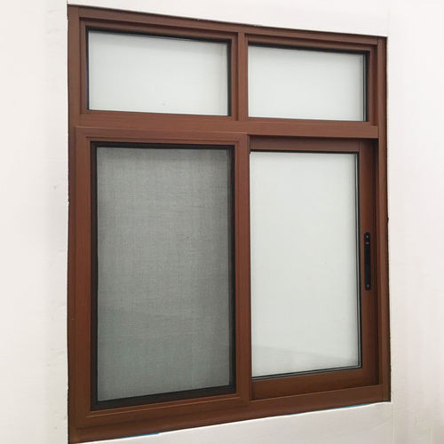 Aluminiumfenster - Altop Facade Co, ltd. - Schiebe / mit Doppelverglasung / braun