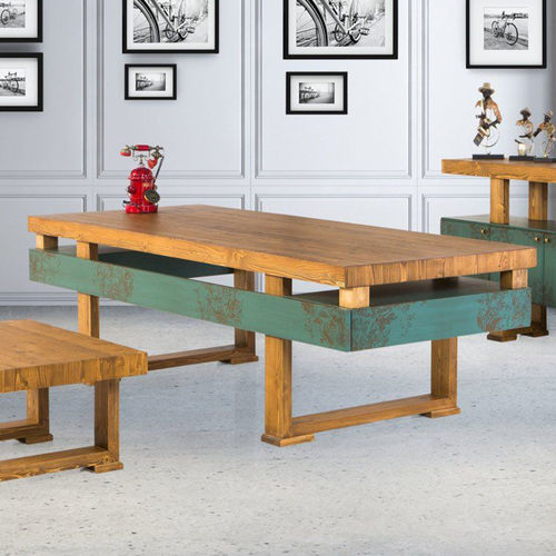 Klassischer Arbeitstisch - GRESS - OFISTIM - Holz / Gestell aus Holz / rechteckig