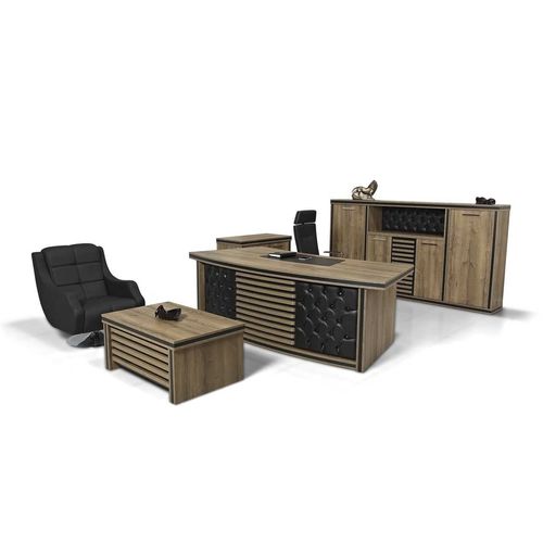 Chefschreibtisch - BARON - OFISTIM - modern / Holz / mit Stauraum