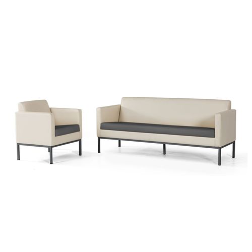 Modernes Sofa - VOLER - OFISTIM - Stoff / beige / für Gewerbegebrauch