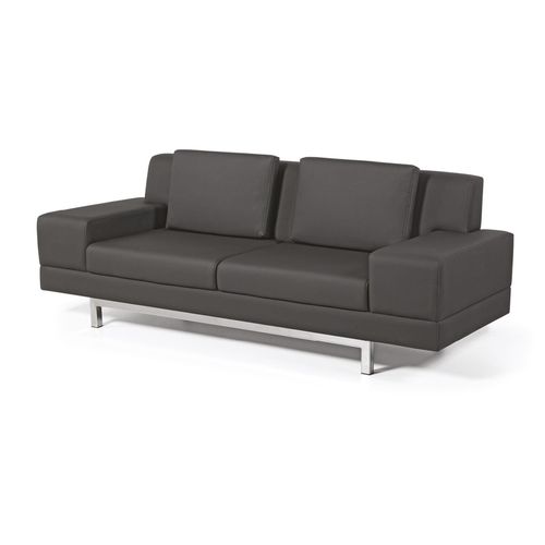 Modernes Sofa - SAFIR - OFISTIM - Stoff / braun / für Gewerbegebrauch