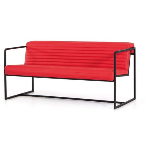 Modernes Sofa - RİTİM - OFISTIM - Stoff / rot / für Gewerbegebrauch