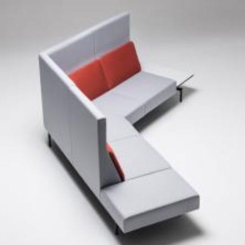 Ecksofa - ERA - OFISTIM - modern / Stoff / mit abnehmbarem Kissen