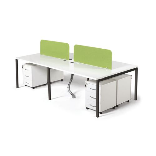 Schreibtisch für Open Space - FERRO - OFISTIM - modern / Laminat / mit Stauraum
