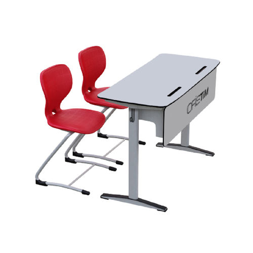 Moderner Unterrichtstisch - SEAPLUS 01 - OFISTIM - Laminat / Gestell aus Metall / rechteckig