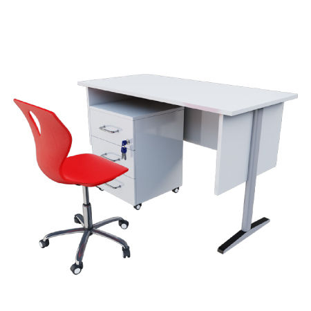 Moderner Unterrichtstisch - HARMONY MODEL T 09 - OFISTIM - Laminat / Gestell aus Metall / rechteckig