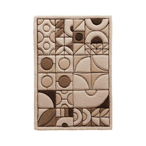 Moderner Wandteppich - BAS RELIEF - Alp Carpets - Motiv / Wolle / handgetuftet