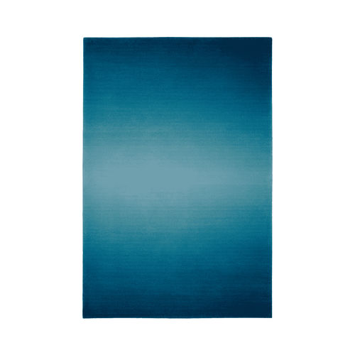 Blauer Teppich - Double Turquoise blue - Alp Carpets - modern / einfarbig / individuell gestaltbar