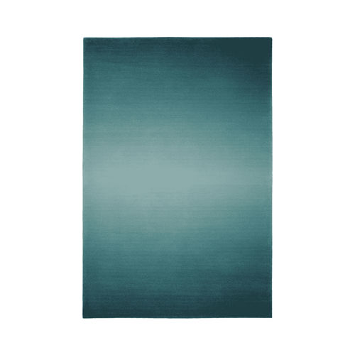 Grüner Teppich - Double Turquoise green - Alp Carpets - modern / einfarbig / Wolle