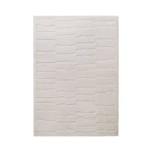 Moderner Teppich - Etnic Relieve - Alp Carpets - mit geometrischen Motiven / Wolle / rechteckig