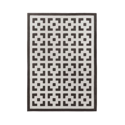 Moderner Teppich - Corner - Alp Carpets - mit geometrischen Motiven / Wolle / rechteckig