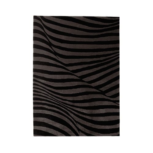 Moderner Teppich - Dunes - Alp Carpets - mit geometrischen Motiven / Wolle / Seide