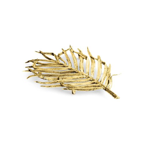 Untersetzer / Messing mit Goldauflage - PALM  - Michael Aram - andere Formen