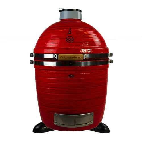 Holzkohle-Gartengrill - KB10 NANO ART NIPPON - kamado B10 Germany - für professionellen Einsatz / auf Rollen / freistehend