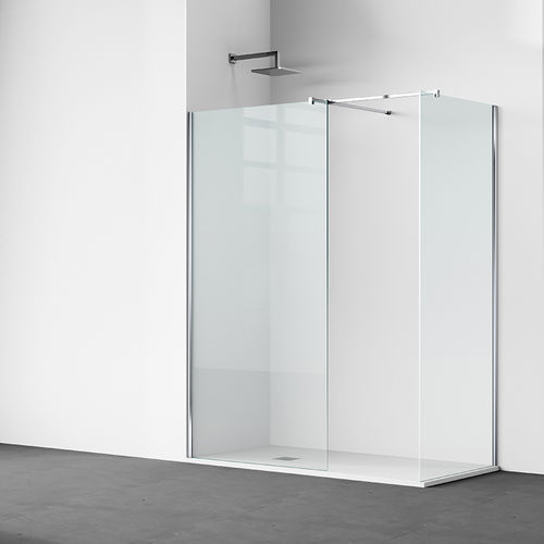 Aluminium-Duschkabine - C50 - DAYA - Hartglas / stationär / für Eckeinbau