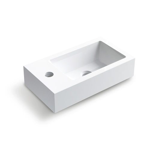 Wand-Waschbecken - DY-B4001A - DAYA - Harz / nach Maß / Hochglanz