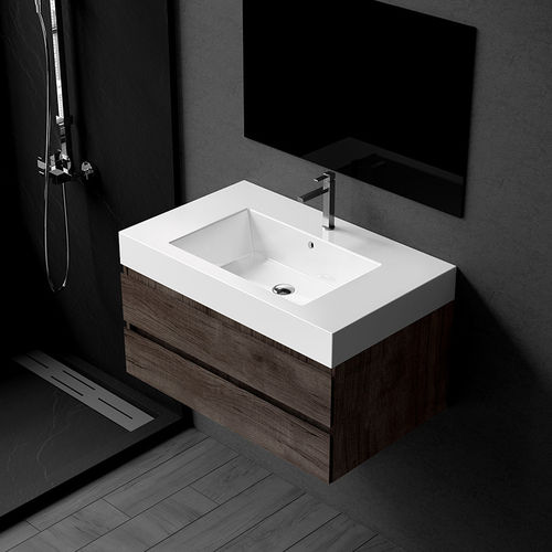 Wand-Waschbecken - DY-B8016 - DAYA - Harz / Hochglanz / Mattfinish