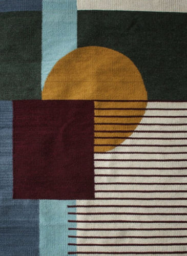 Moderner Teppich - FRAGMENTO III  - ARTYCRAFT - mit geometrischen Motiven / Wolle / rechteckig