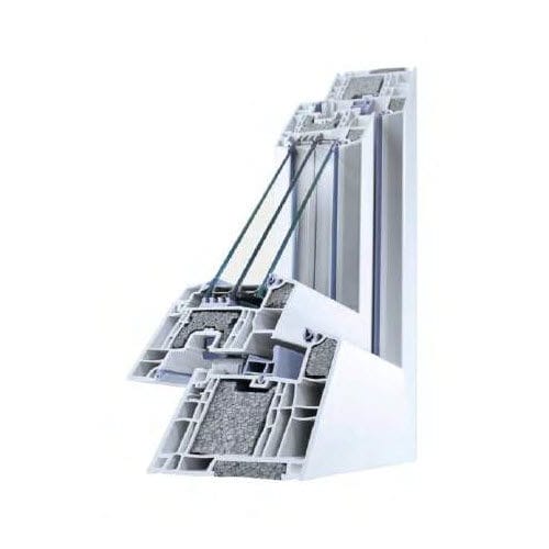 PVC-Fensterprofil - REHAU GENEO - Termo Express - wärmeisoliert / Schallschutz / windfest
