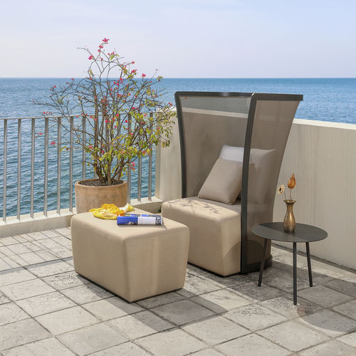 Moderner Sessel - BOLERO - IVINI - Sunbrella® / Batyline® / Aluminium