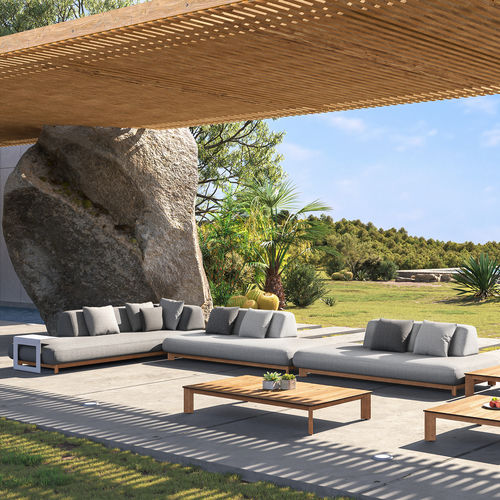 Modulsofa - CALA - IVINI - modern / für Außenbereich / Sunbrella®