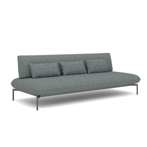 Modernes Sofa - OZE - IVINI - für Außenbereich / Stoff / mit abnehmbarem Kissen