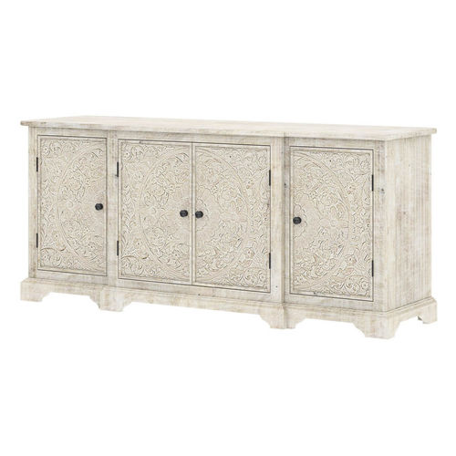 Klassisches Sideboard - NOTTINGHAM - Furniture BoutiQ - Massivholz / mit Schwingtür / mit 4 Beinen