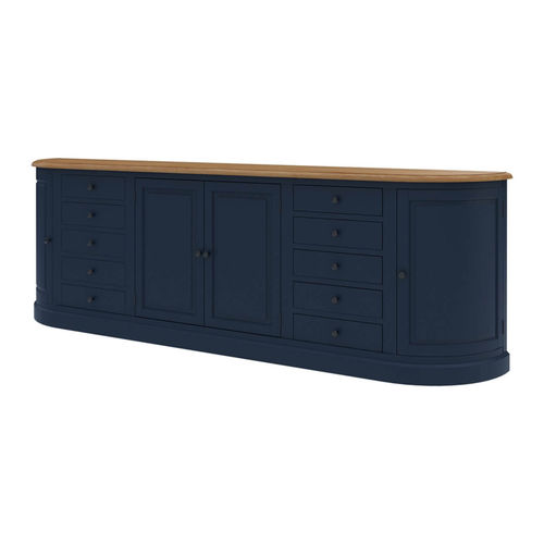 Modernes Sideboard - SAN FRANCISCO - Furniture BoutiQ - Massivholz / mit Schubladen / mit Schwingtür