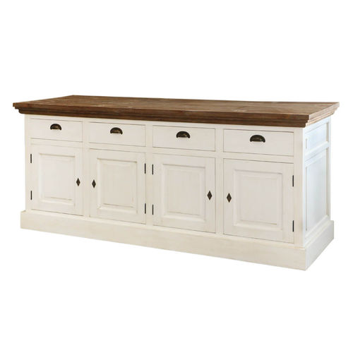 Klassisches Sideboard - GEORGIA - Furniture BoutiQ - Massivholz / mit Schubladen / mit Schwingtür