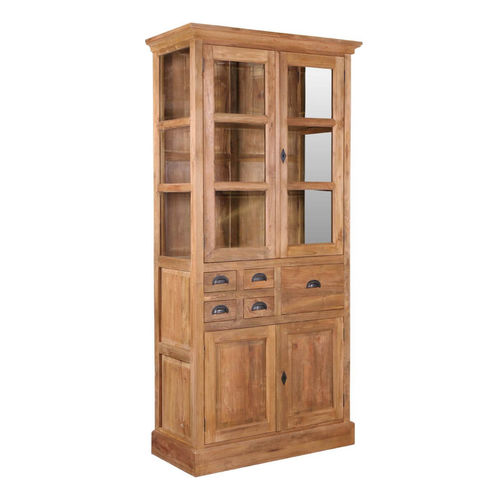 Hohes Sideboard - GELENA - Furniture BoutiQ - klassisch / Massivholz / mit Regal