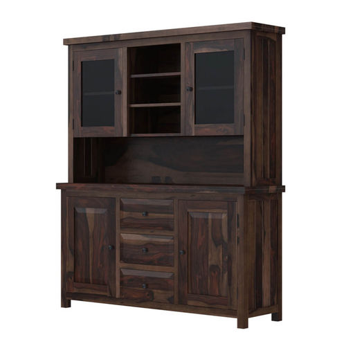 Hohes Sideboard - CLERMONT - Furniture BoutiQ - klassisch / Massivholz / mit Regal