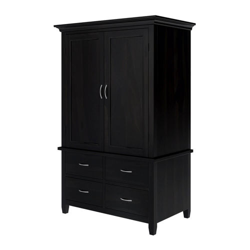 Klassischer Kleiderschrank - ITHACA - Furniture BoutiQ - Massivholz / mit Schwingtür / für Gewerbegebrauch