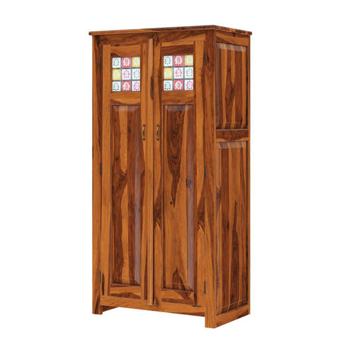 Klassischer Kleiderschrank - BOZEMAN - Furniture BoutiQ - Massivholz / Rosenholz / mit Falttür