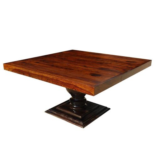 Klassischer Esstisch - KOLEMAN - Furniture BoutiQ - Massivholz / Gestell aus Holz / quadratisch