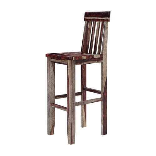 Klassischer Barhocker - OKLAM - Furniture BoutiQ - Holz / Gestell aus Holz / mit Mittelfuß