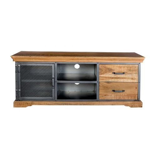Klassisches Fernsehmöbel - GARYAJE - Furniture BoutiQ - mit Schubladen / Holz / Eisen