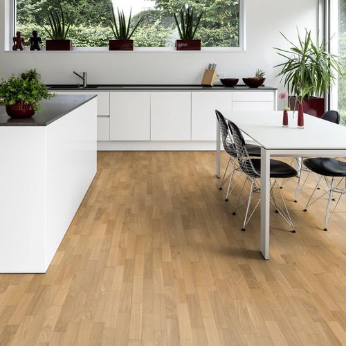 Massivparkett - NOBLESS NATUR' 70  - Décoplus Parquets - Eiche / gebürstet / Lackfinish