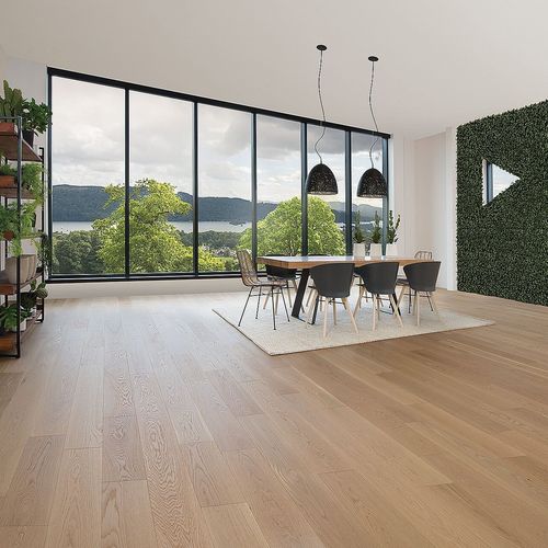 Massivparkett - PREMIER - Décoplus Parquets - europäische Eiche / gebürstet / lasiert