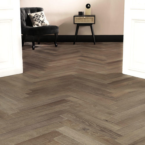 Mehrschichtparkett - URBAN - Décoplus Parquets - europäische Eiche / Herringbone / geölt