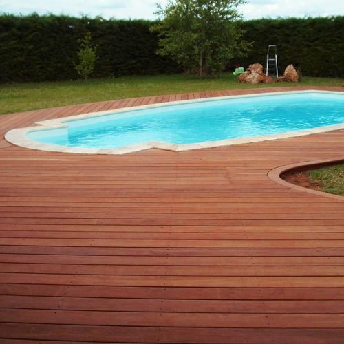 Ipe-Terrassendiele - IPÉ - À VISSER - Décoplus Parquets - Holzoptik / rutschfest / für Gewerbegebrauch