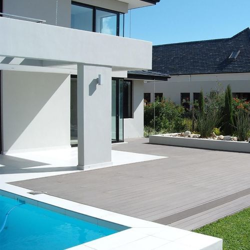 Holz-Terrassendiele - CAPE COD GREY - Décoplus Parquets - Verbundwerkstoff / Polymer / Holzoptik