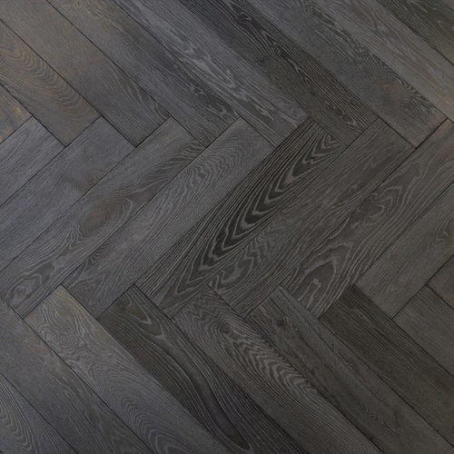 Mehrschichtparkett - LAVA GREY - Décoplus Parquets - Eiche / Herringbone / geölt