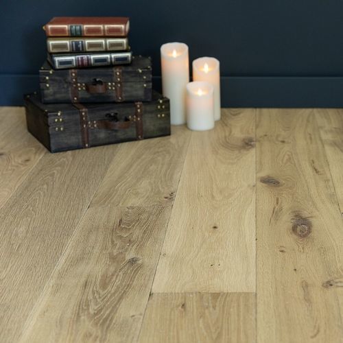 Massivparkett - POUSSIÈRE D'ARGILE - PA10 - Décoplus Parquets - europäische Eiche / mit Naturöl geölt / gealtert