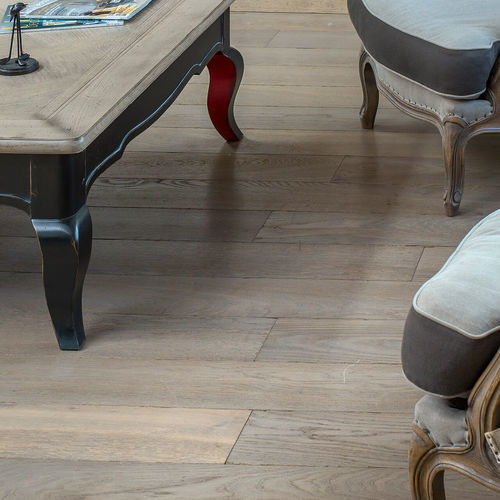 Massivparkett - GRIS CLAIR - PA18 - Décoplus Parquets - europäische Eiche / mit Naturöl geölt / gealtert