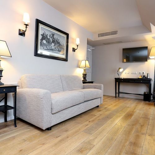 Massivparkett - BRUN ANTIQUE - PA60 - Décoplus Parquets - europäische Eiche / geölt / gealtert
